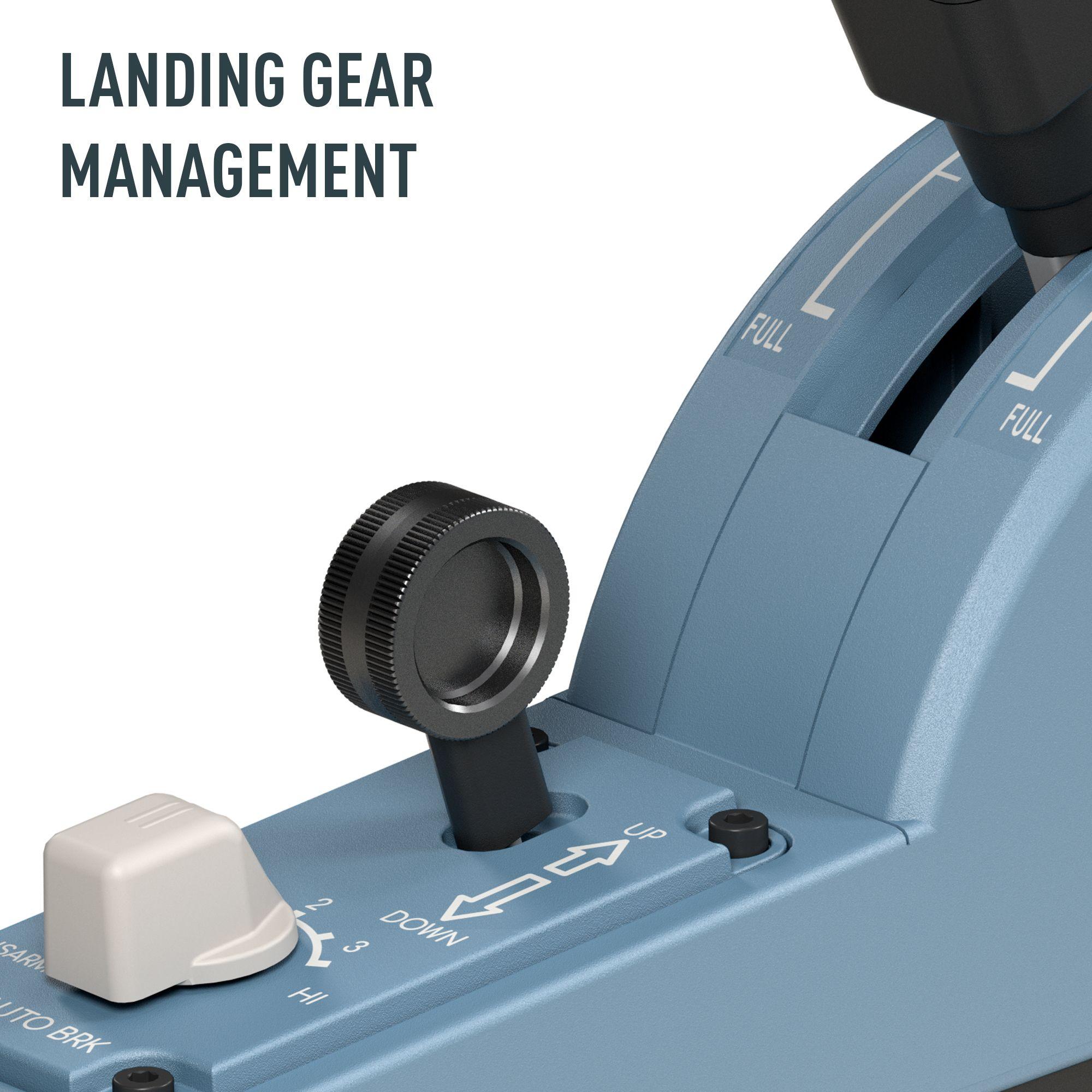 Simulador de Voo THRUSTMASTER TCA Quadrant Add-On Airbus Edition (PC - Com fios - Preto e Azul) — miniatura 8