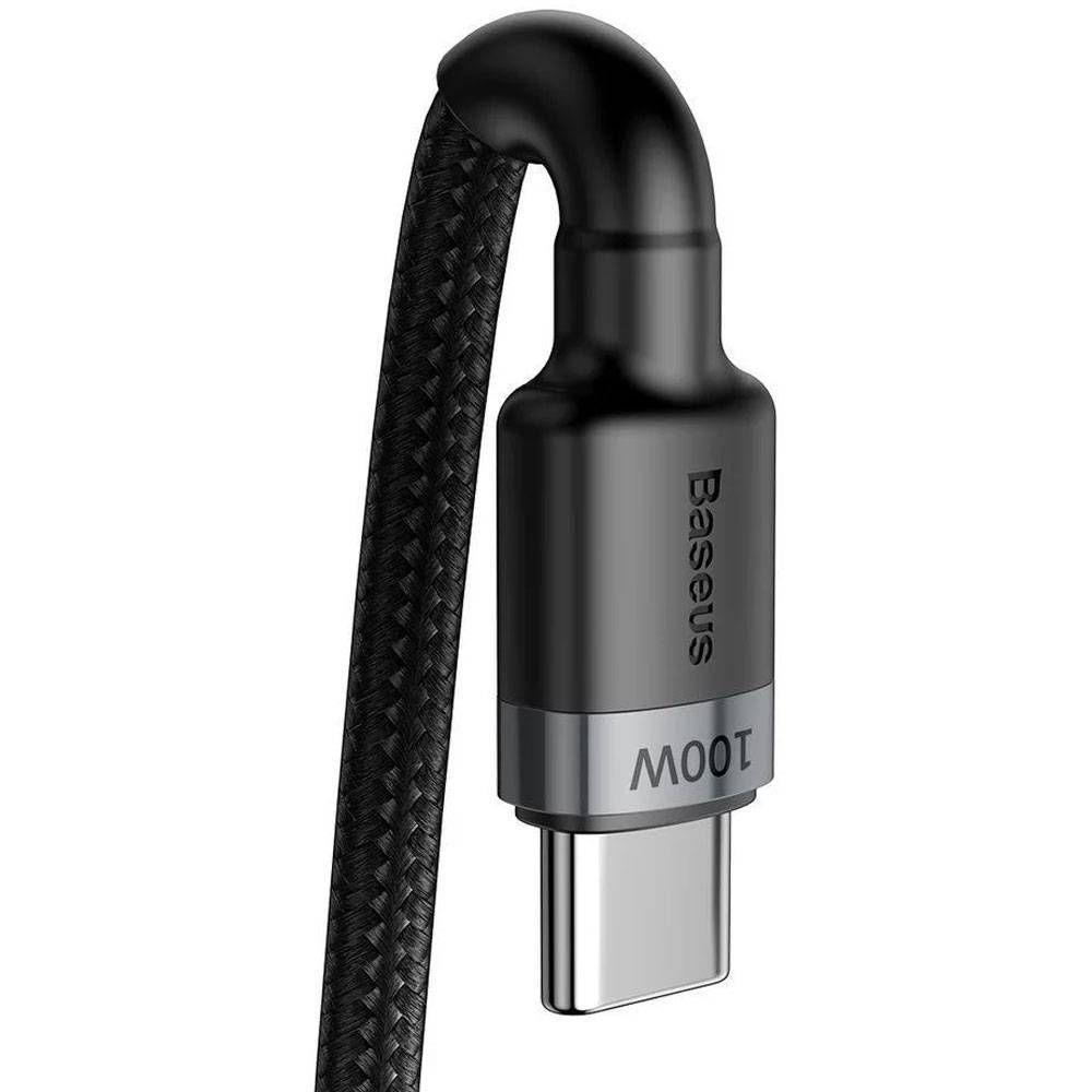 Cabo USB-C BASEUS Cafule PD2.0 (2 m - USB-C - Cinza e Preto) — miniatura 3
