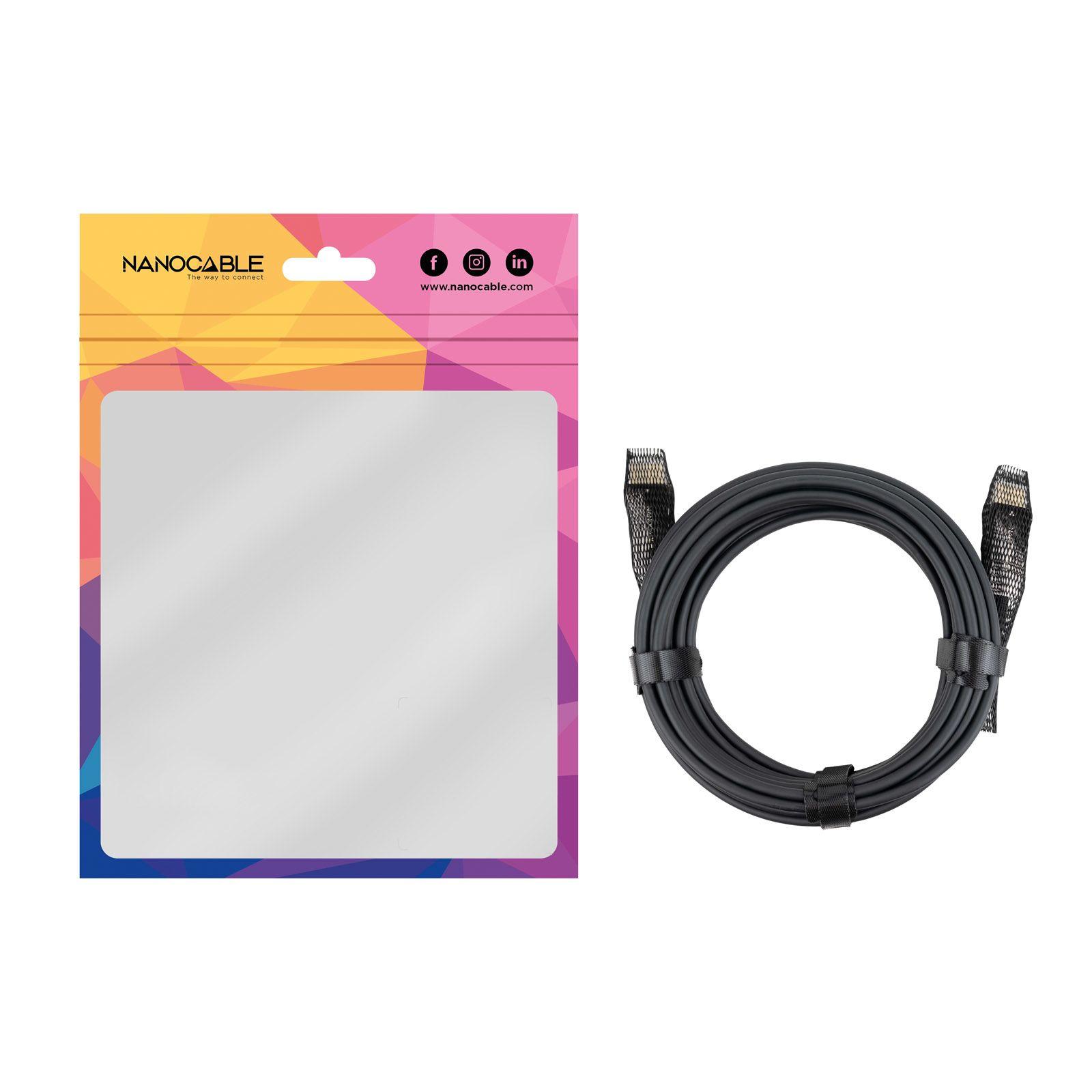 Cabo HDMI NANOCABLE 10.15.2110 (10 m - 120 Hz - HDMI Type A - Preto) — miniatura 6