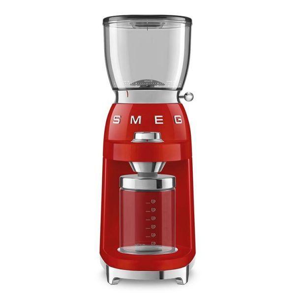 Moinho de Café SMEG CGF11RDEU (150 W - 350 g - Plástico - Vermelho)