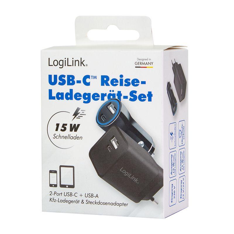 Kit de Carregadores LOGILINK PA0300 (15 W - Preto), miniatura 9