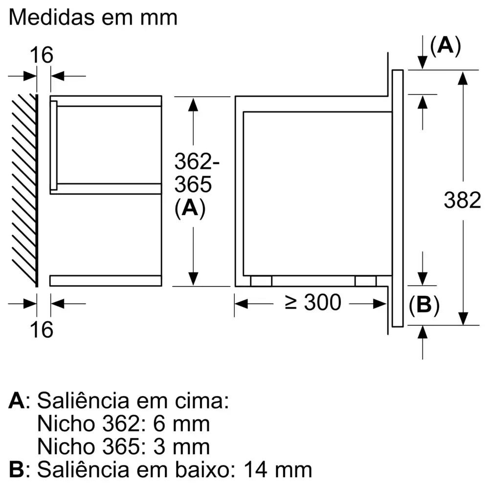Micro-ondas Combinado Encastre SIEMENS iQ700 BE732L1B1 (Altura 38,2 cm - Preto) — miniatura 2