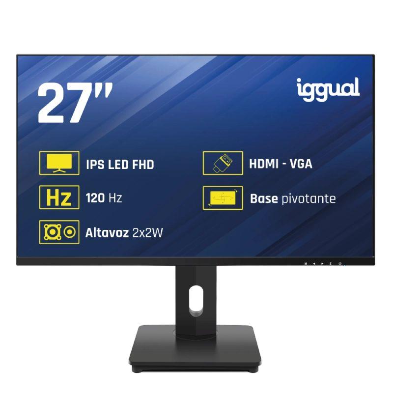 Monitor IGGUAL IGG319819 (27" - IPS - 120 Hz - Preto)