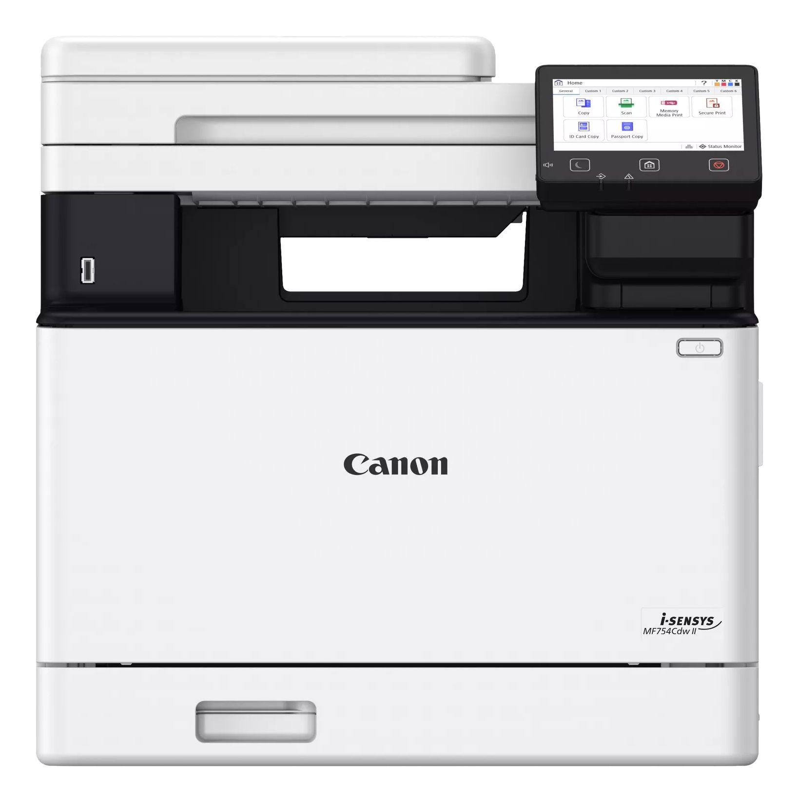 Impressora Multifunções Laser CANON i-SENSYS MF754Cdw II (A4 - Impressão a cores - 850 folhas - Branco)