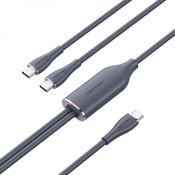 Cabo USB-C VENTION CTMSG (0,5 m - 2 x USB C - USB C - Azul) — miniatura 2