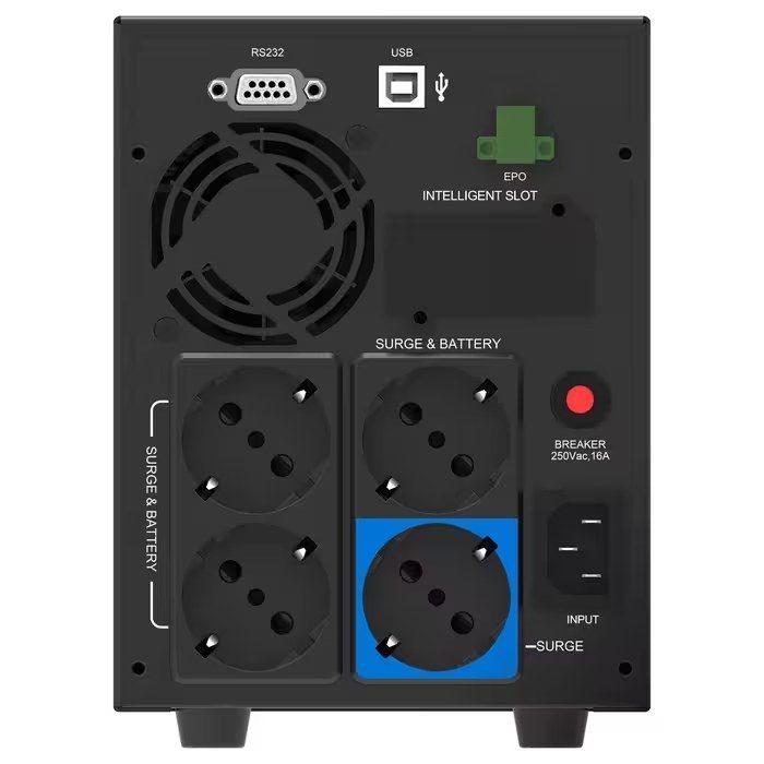 UPS PHASAK PH 7621 Protekt (Cabo de alimentação de energia - Tipo F - Cinzento) — miniatura 3