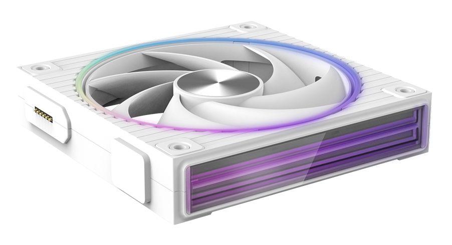 Ventoinha para Caixa de PC ZALMAN ZM-DF120 WHITE (ARGB - 3,36 W - Branco)