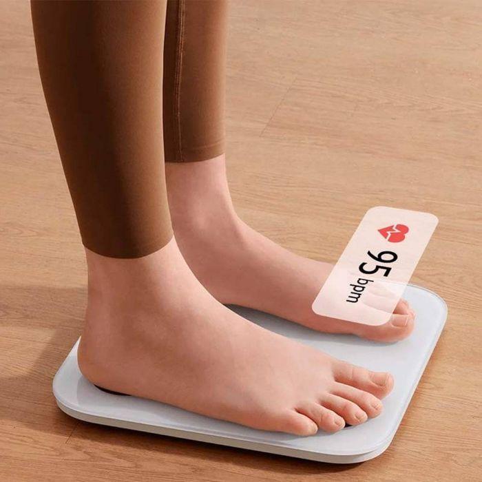 Balança Inteligente XIAOMI Body Composition Scale S400 (Vidro, plástico - Branco) — miniatura 3