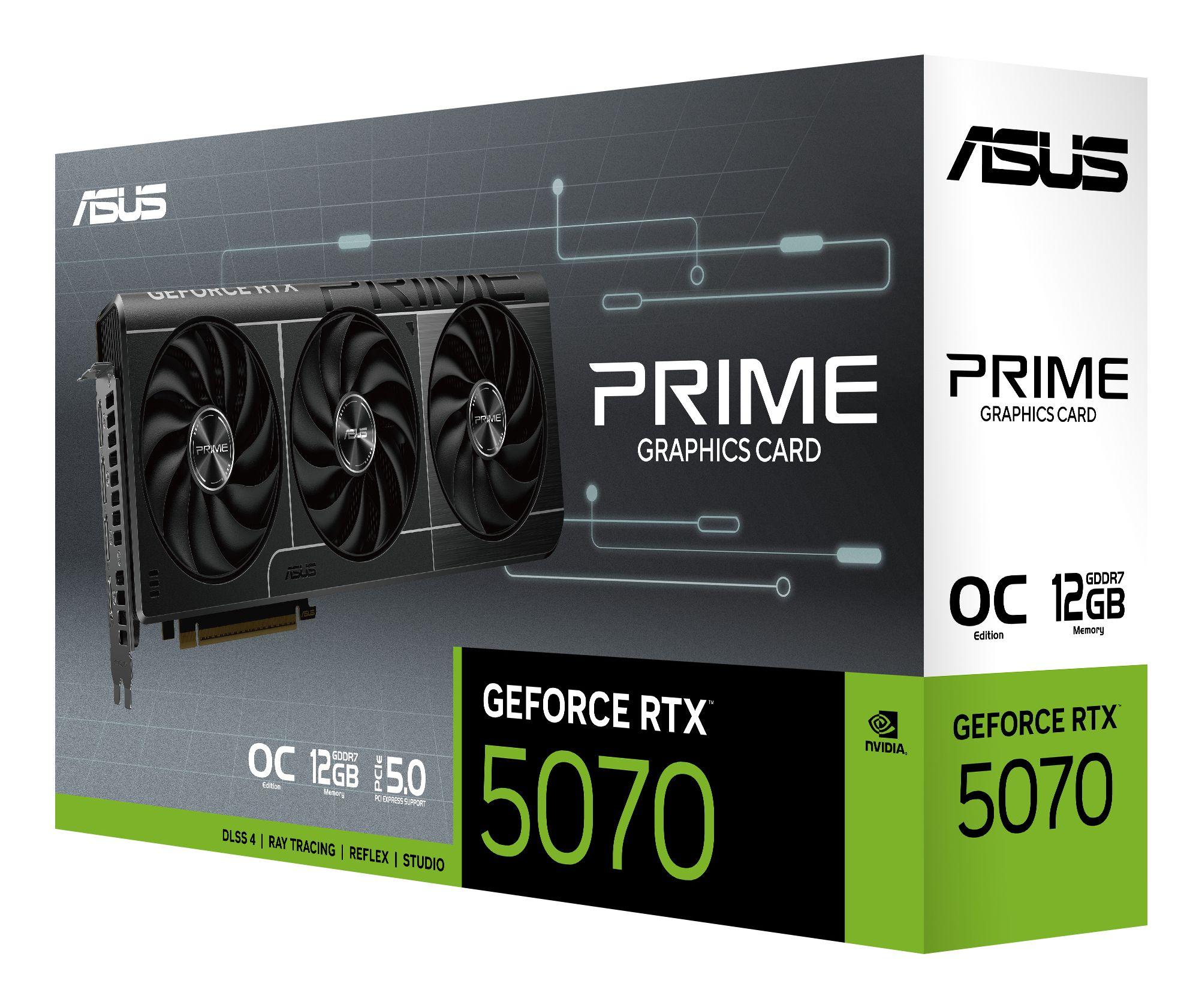 Placa Gráfica ASUS PRIME-RTX5070-O12G (GeForce RTX 5070 - 12 GB - GDDR7 - Preto) — miniatura 12