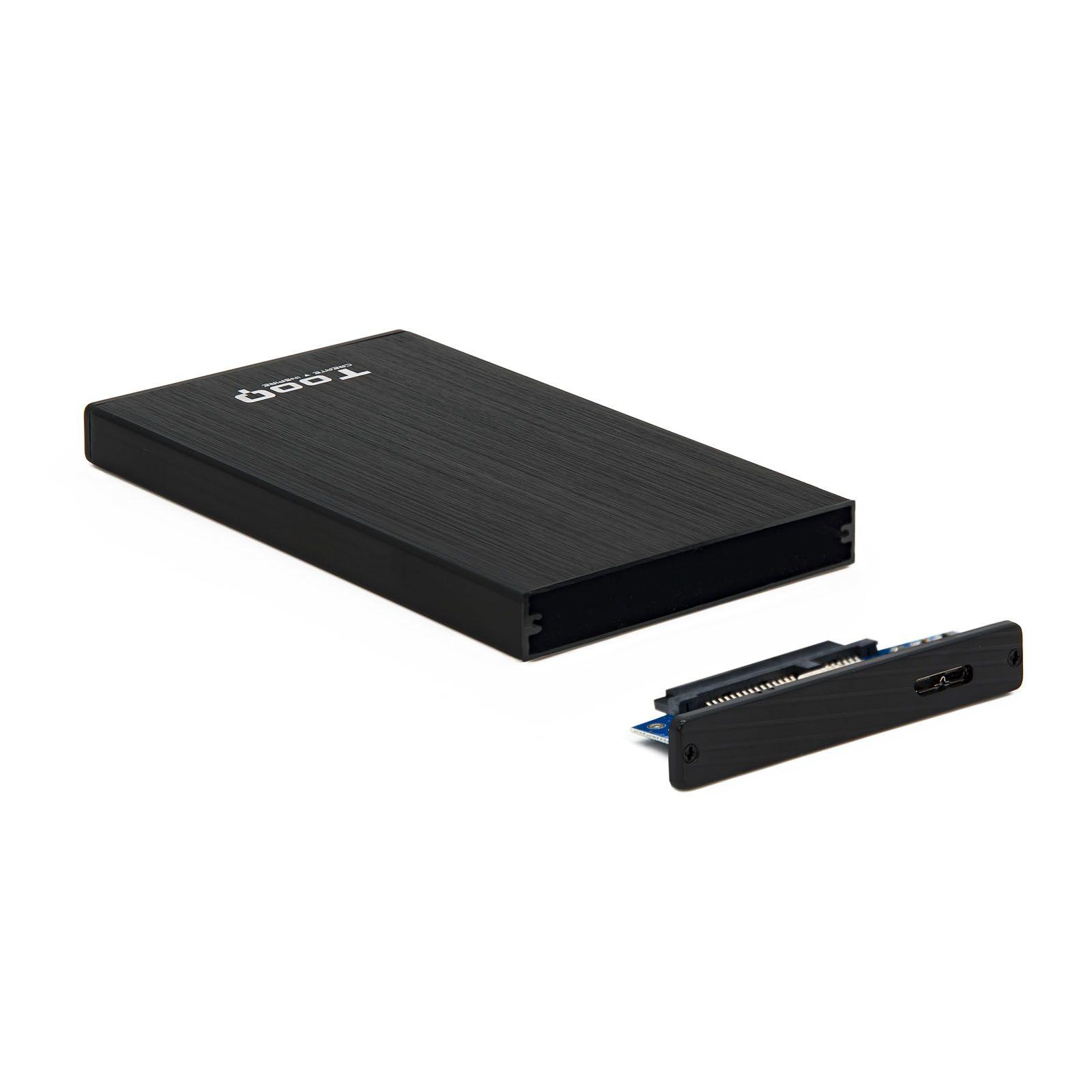 Caixa Externa para HDD/SSD TOOQ TQE-2527B (3 TB - 2,5" - USB 3.0 - Preto) — miniatura 2