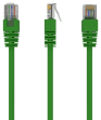 Cabo de Rede RJ45 GEMBIRD PP12-1M/G (1 m - Cat5e - RJ-45 - Verde)