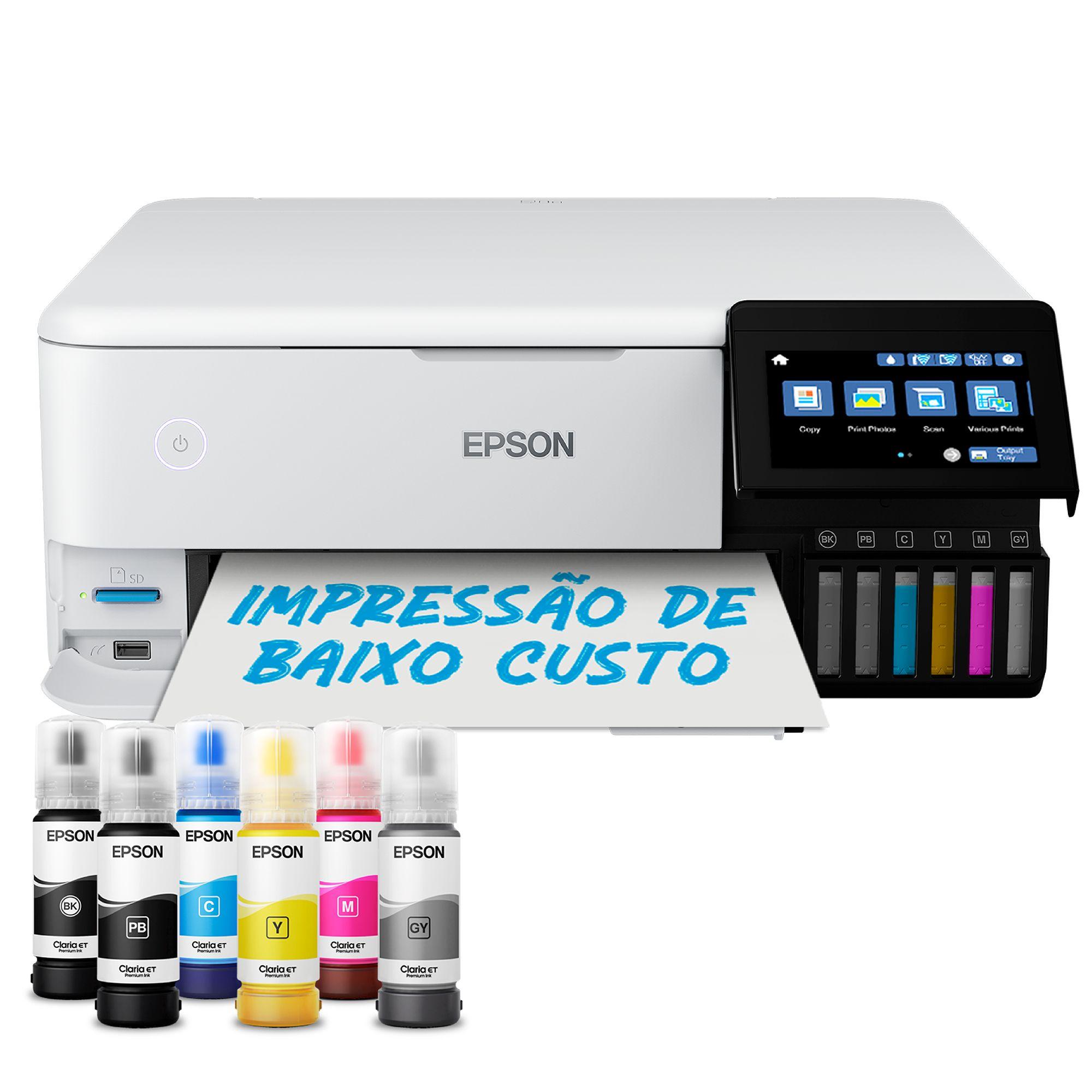 Impressora Multifunções EPSON EcoTank ET-8500 (A4 - Impressão a cores - Com Fios - Branco), miniatura 2