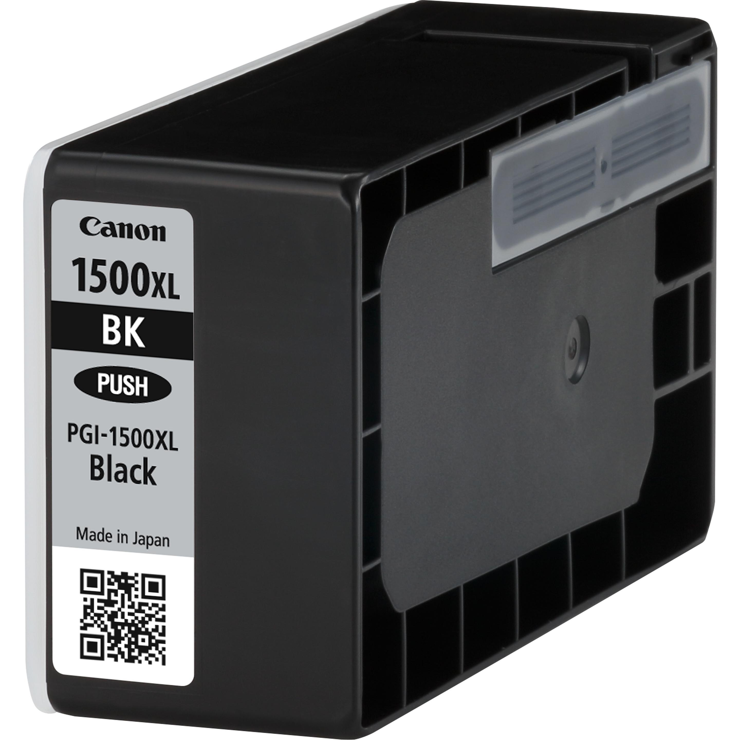 Tinteiro CANON PGI-1500XL BK (1200 páginas - Preto)