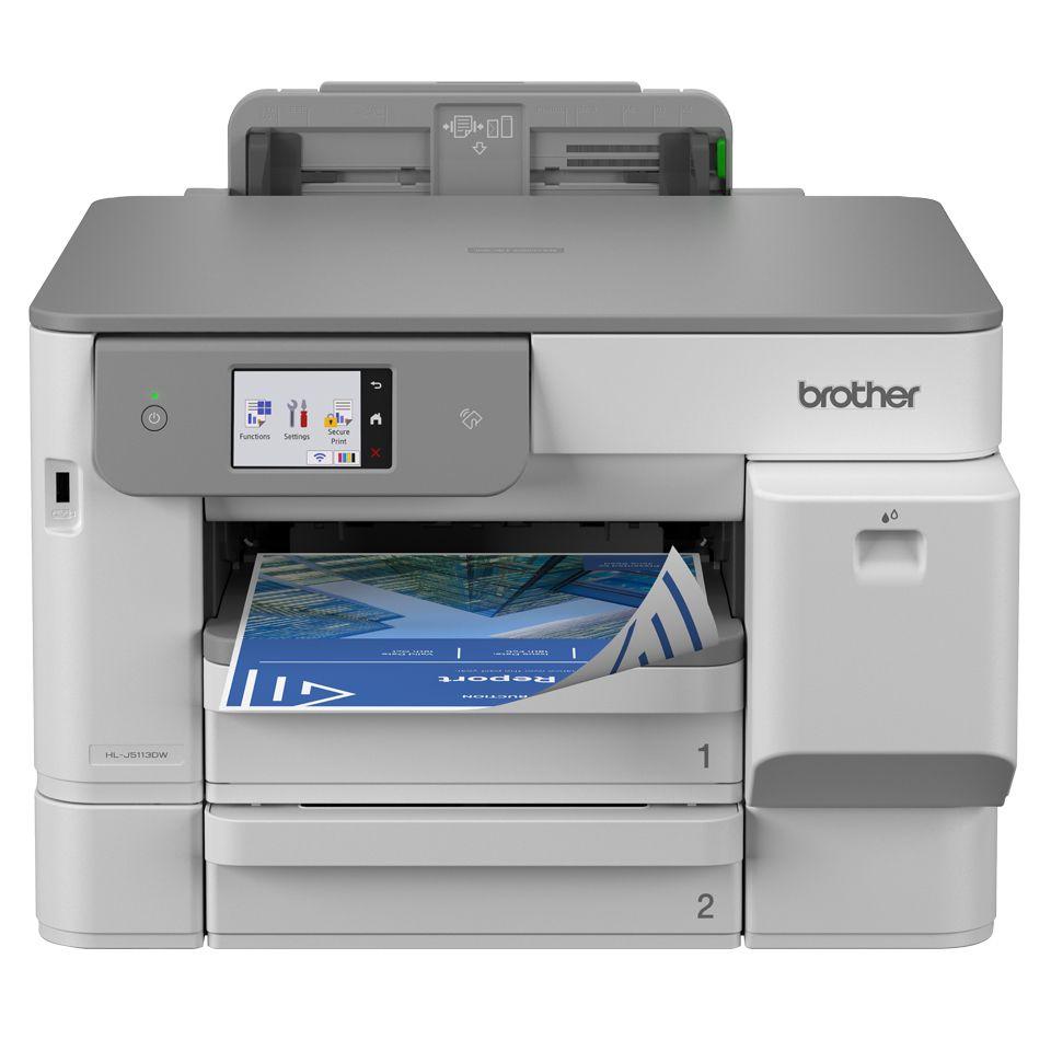Impressora Jato de Tinta BROTHER HL-J5113DW (A4 - Jato de tinta a cores - 600 folhas - Branco/Cinzento)