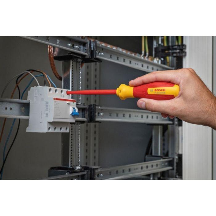 Chave de Fendas BOSCH 1600A02NB9 Professional (Elastómero termoplástico - Vermelho/Amarelo), miniatura 2