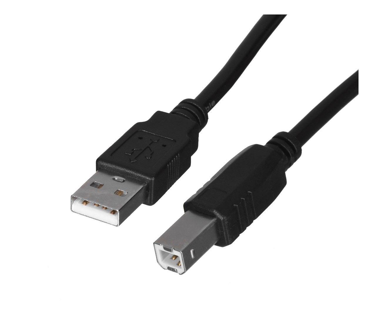 Cabo USB para Impressora LANBERG CA-USBA-10CC-0018-BK (1,8 m - USB B - USB A - Preto), miniatura 3