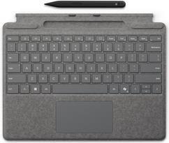 Teclado MICROSOFT Surface Pro Signature Keyboard com Slim Pen 2 (Alemão - Teclado-dock - Microsoft Cover port - Platina)