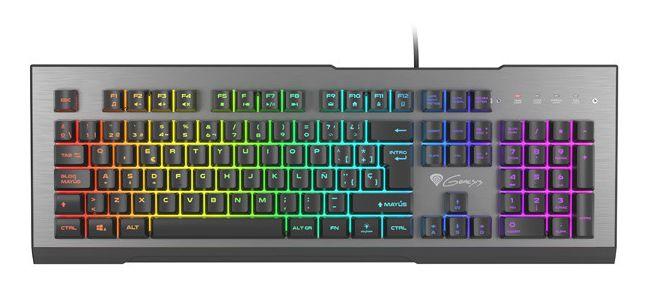 Teclado GENESIS Rhod 500 RGB (Espanhol - Interruptor de membrana - Tamanho completo - Preto e Cinzento) — miniatura 2