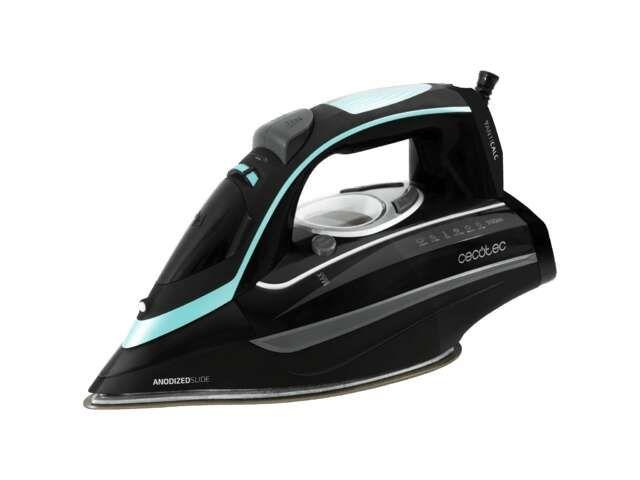 Ferro de Engomar CECOTEC 3D ForceAnodized 750 Smart (3100 W - 400 ml - Dupla anodizada - Preto e Azul)