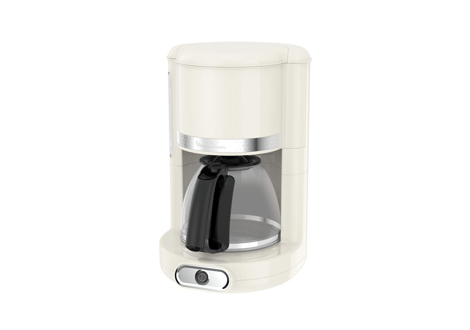 Máquina de Café de Filtro MOULINEX Soleil FG381A10 (Café moído - 1000 W - 1,25 l - Marfim), miniatura 4