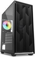 Caixa de Computador SHARKOON VK2 RGB (ATX, Micro ATX, Mini-ITX - Full Tower - 16 cm - Preto)