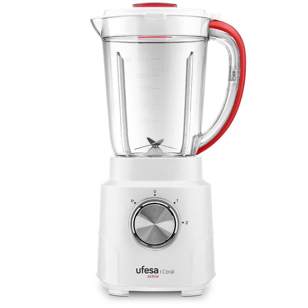 Liquidificadora UFESA Coral Glass (600 W - 1,5 L - Branco)