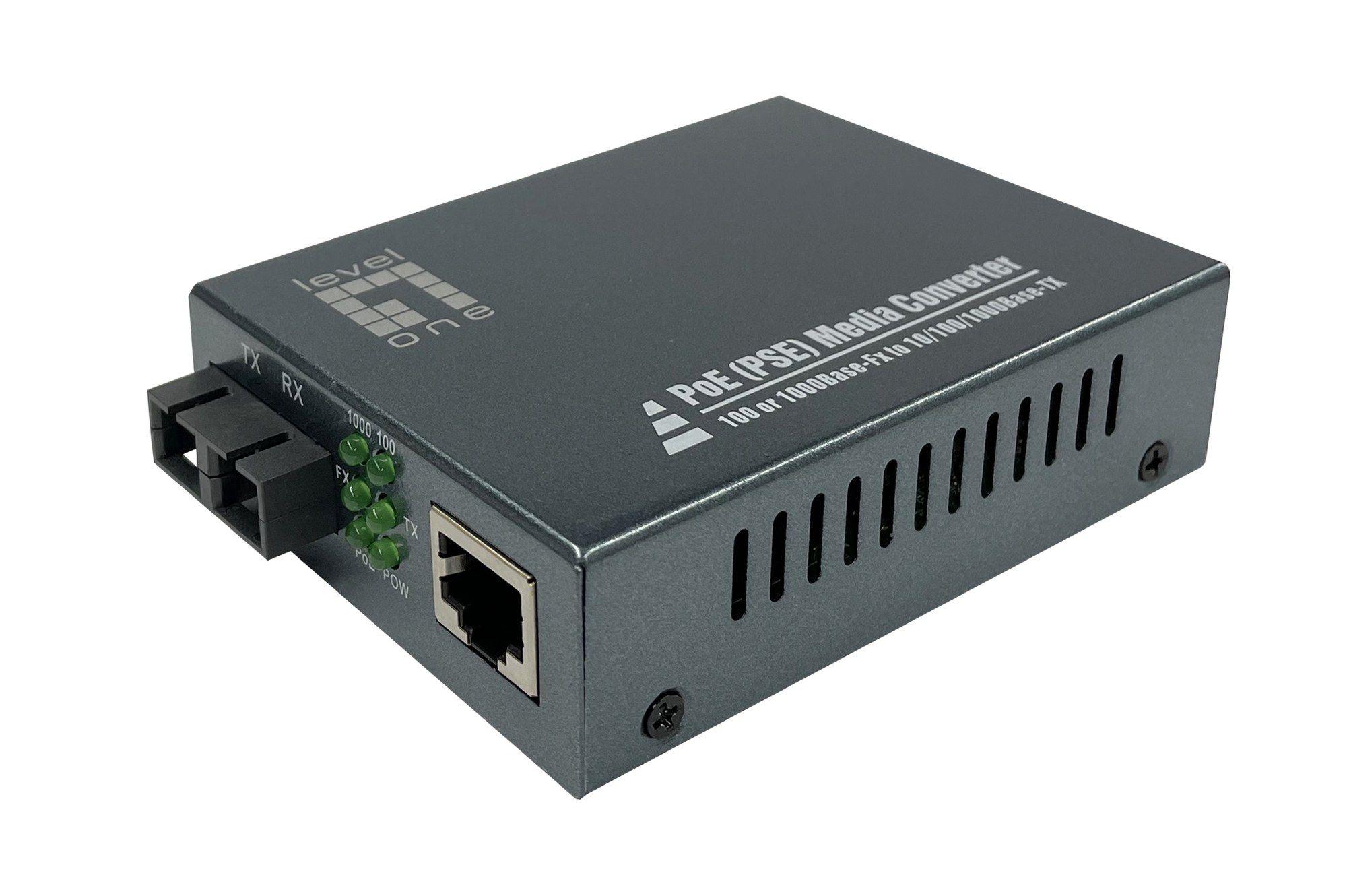 Conversor de Media LEVEL ONE GVT-2014 (1000 Mbit/s - Cinzento), miniatura 5