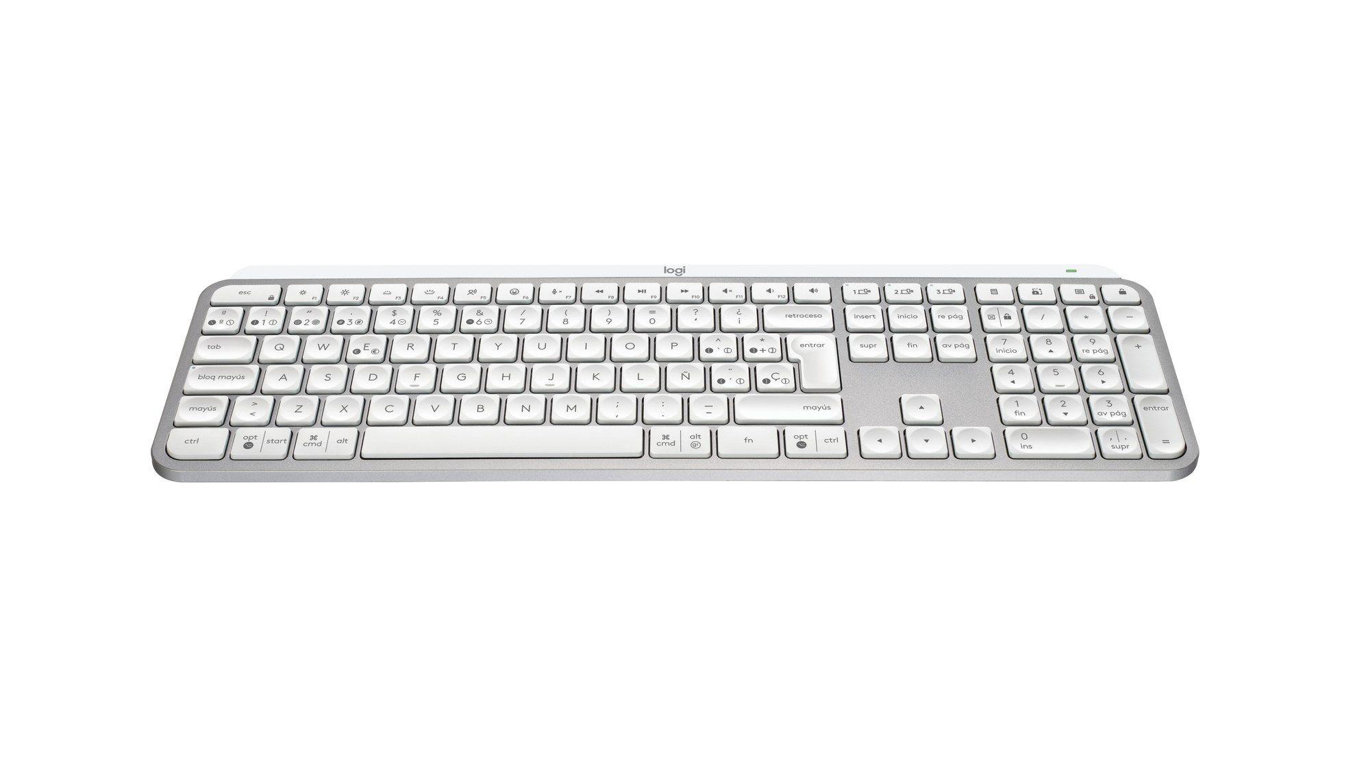 Teclado LOGITECH MX Keys S (Espanhol - Teclas tesoura - Tamanho completo - Cinzento) — miniatura 6