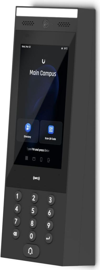 Suporte de Montagem Angular UBIQUITI UACC-Intercom-SAM (1 unidade - Superfície/parede - Preto)
