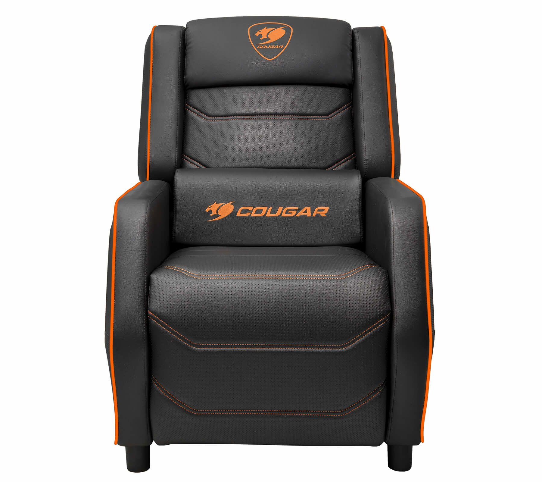 Cadeira Gaming COUGAR Ranger S (160 kg - 103 cm - Policloreto de vinil - Preto/Laranja), imagem 1
