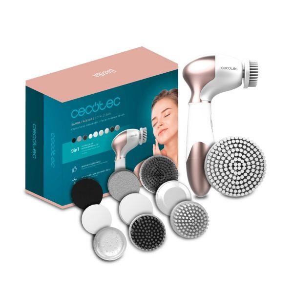 Escova de Limpeza Facial CECOTEC Bamba FaceCare TotalClean (Branco)