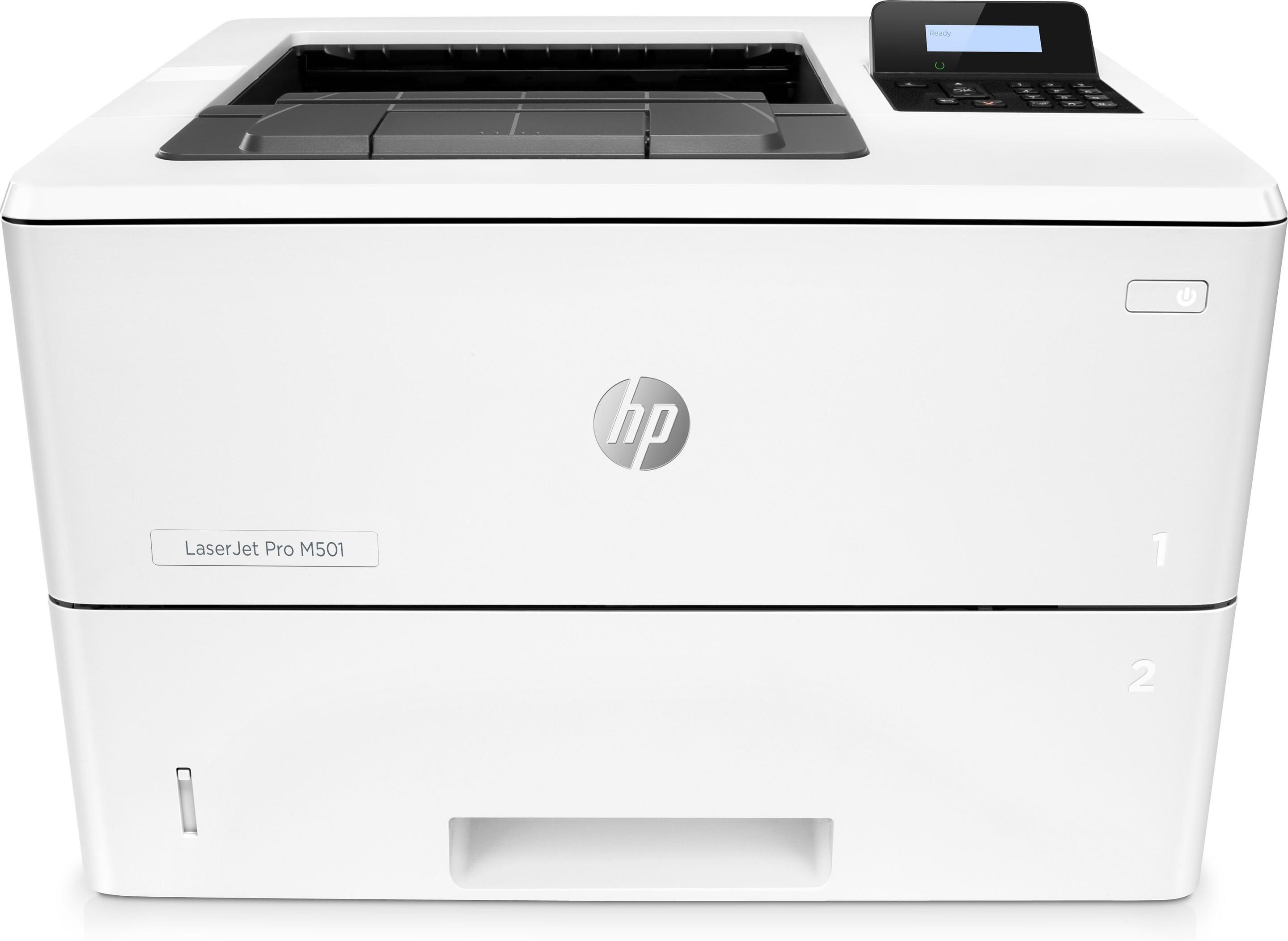 Impressora Laser Monocromática HP LaserJet Pro M501dn (A4 - Impressão a preto e branco - 650 folhas - Branco), imagem 1