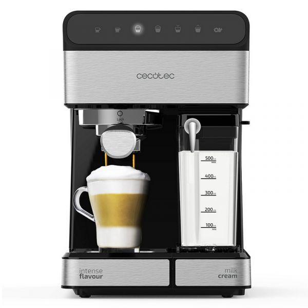 Máquina de Café Expresso Semi-Automática CECOTEC Power Instant-ccino 20 Touch (Café moído - 1350 W - 20 bar - Preto e Inox) — miniatura 3