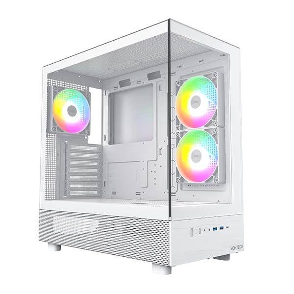 Caixa ATX MONTECH XR-WH (ATX, Micro ATX, Mini-ITX - Tower - Vidro temperado - Branco), miniatura 2