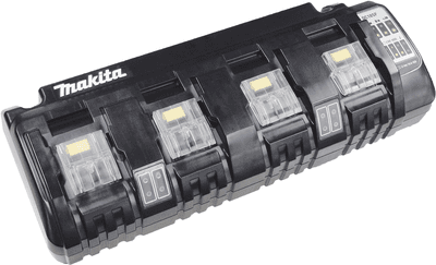 Carregador Quádruplo de Baterias MAKITA DC18SF (4 baterias - 14,4-18 V)