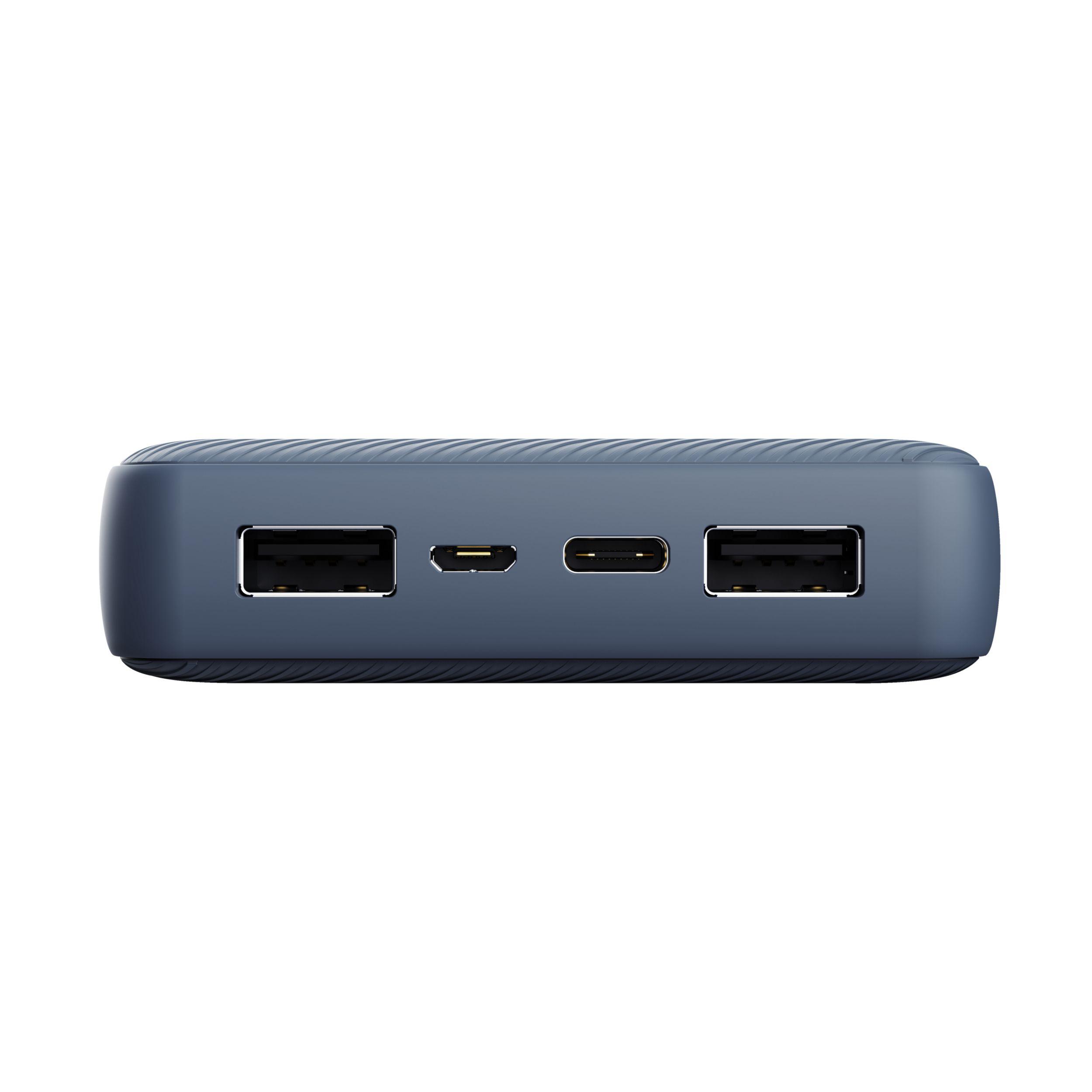 Powerbank TRUST Primo 25026 (20000 mAh - 74 Wh - Micro-USB + USB Type-C - Azul), miniatura 4