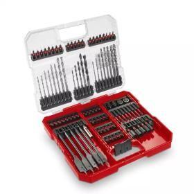 Conjunto de Pontas e Brocas EINHELL-KWB XL-CASE (Vermelho e Prateado)