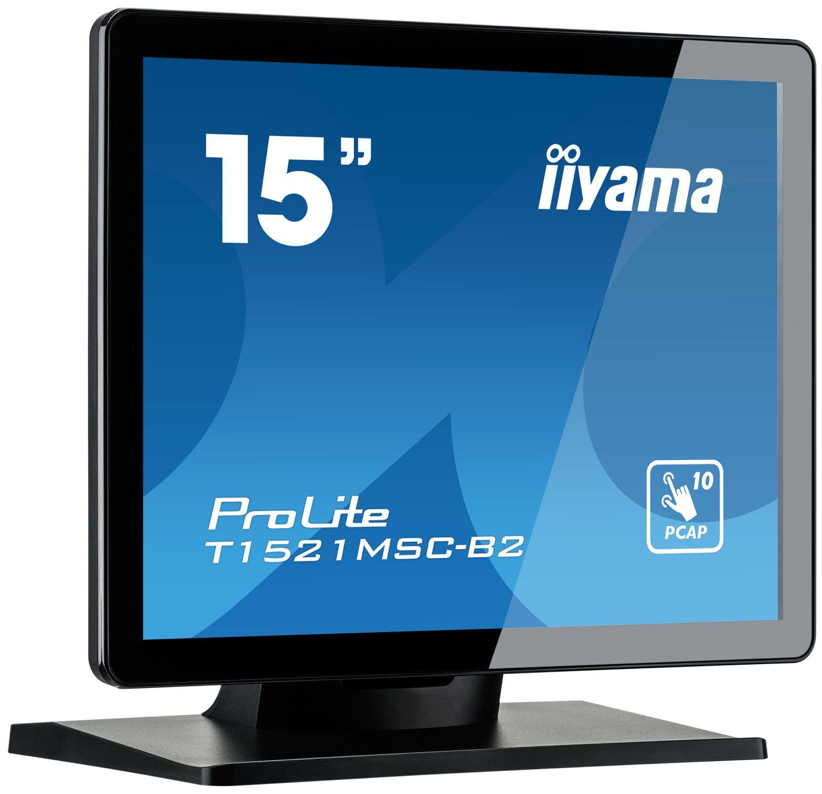 Monitor IIYAMA ProLite T1521MSC-B2 (15" - TN - 1024 x 768 pixels - Preto) — miniatura 3