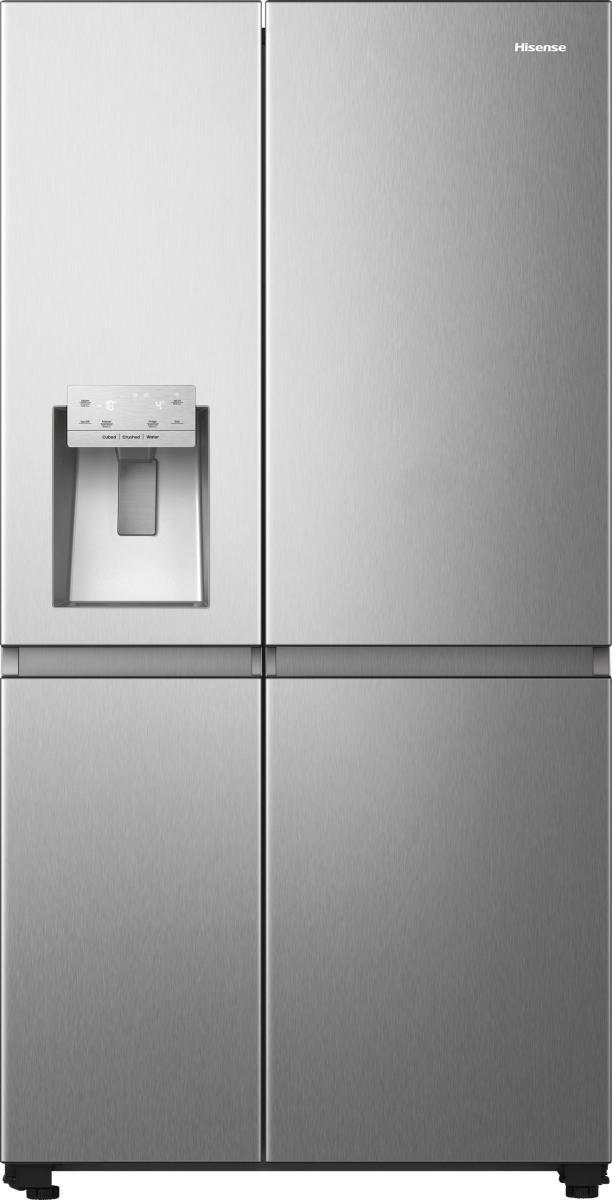 Frigorífico Americano Independente HISENSE RS818N4TIE1 (632 L - 179x91x73 cm - 91 cm - Cinzento Inox)