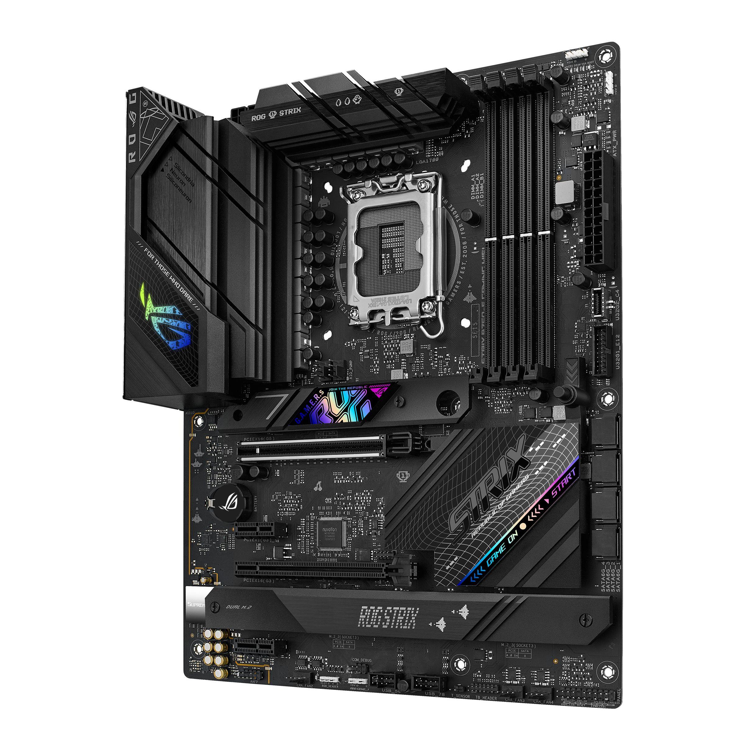 Motherboard ASUS ROG STRIX B760-F GAMING WIFI (LGA 1700 - ATX - Duplo canal - Preto) — miniatura 3