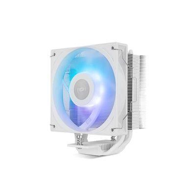 Dissipador para CPU NOX Hummer R-400 ARGB (120 mm - 2200 RPM - Multi - Branco)