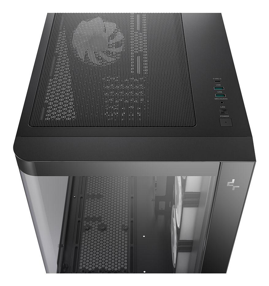 Caixa de Computador DEEPCOOL CG530U 4F (ATX, Micro ATX, ITX - Tower - ABS, SPCC, vidro temperado - Preto) — miniatura 5