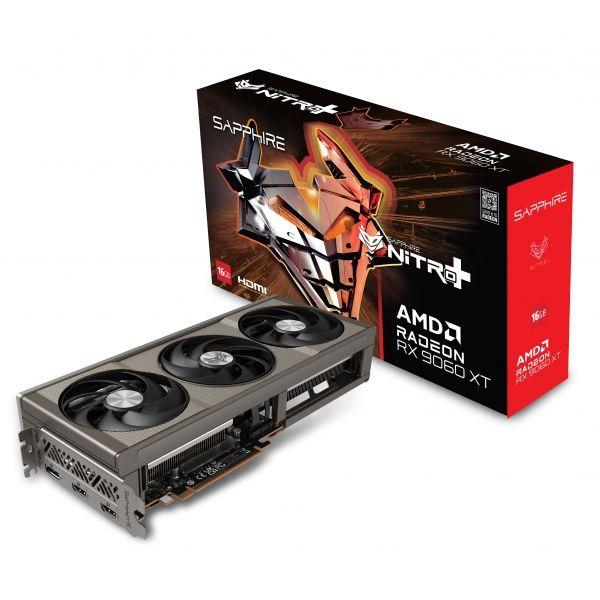 Placa Gráfica SAPPHIRE NITRO+ Radeon RX 9060 XT GAMING OC (Radeon RX 9060 XT - 16 GB - 128 bit - Cinzento) — miniatura 2