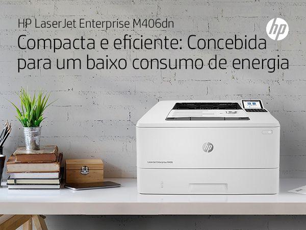 Impressora Laser HP LaserJet Enterprise M406dn (A4 - Impressão a preto e branco - 350 folhas - Branco) — miniatura 15