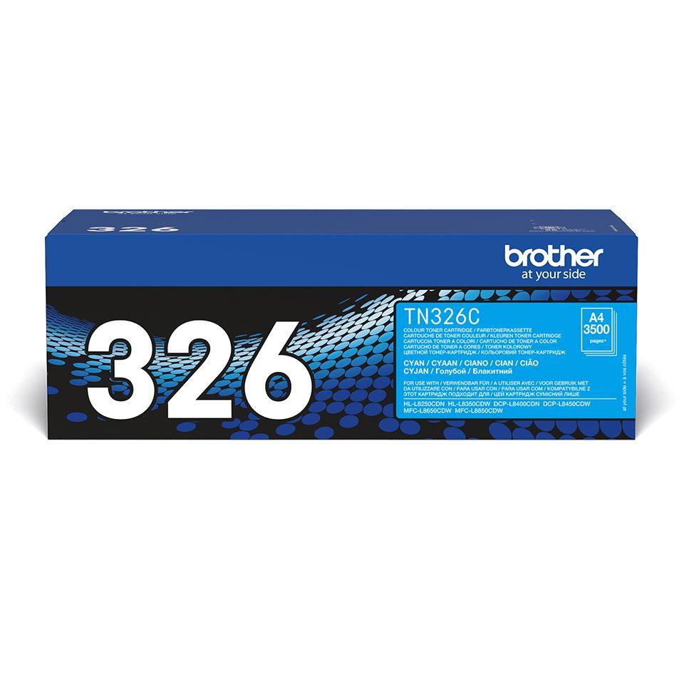 Toner BROTHER TN-326C (3500 páginas - Ciano)