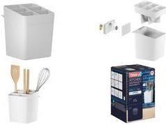 Suporte de Utensílios de Cozinha TESA KITCHEN (Plástico ABS - Branco)