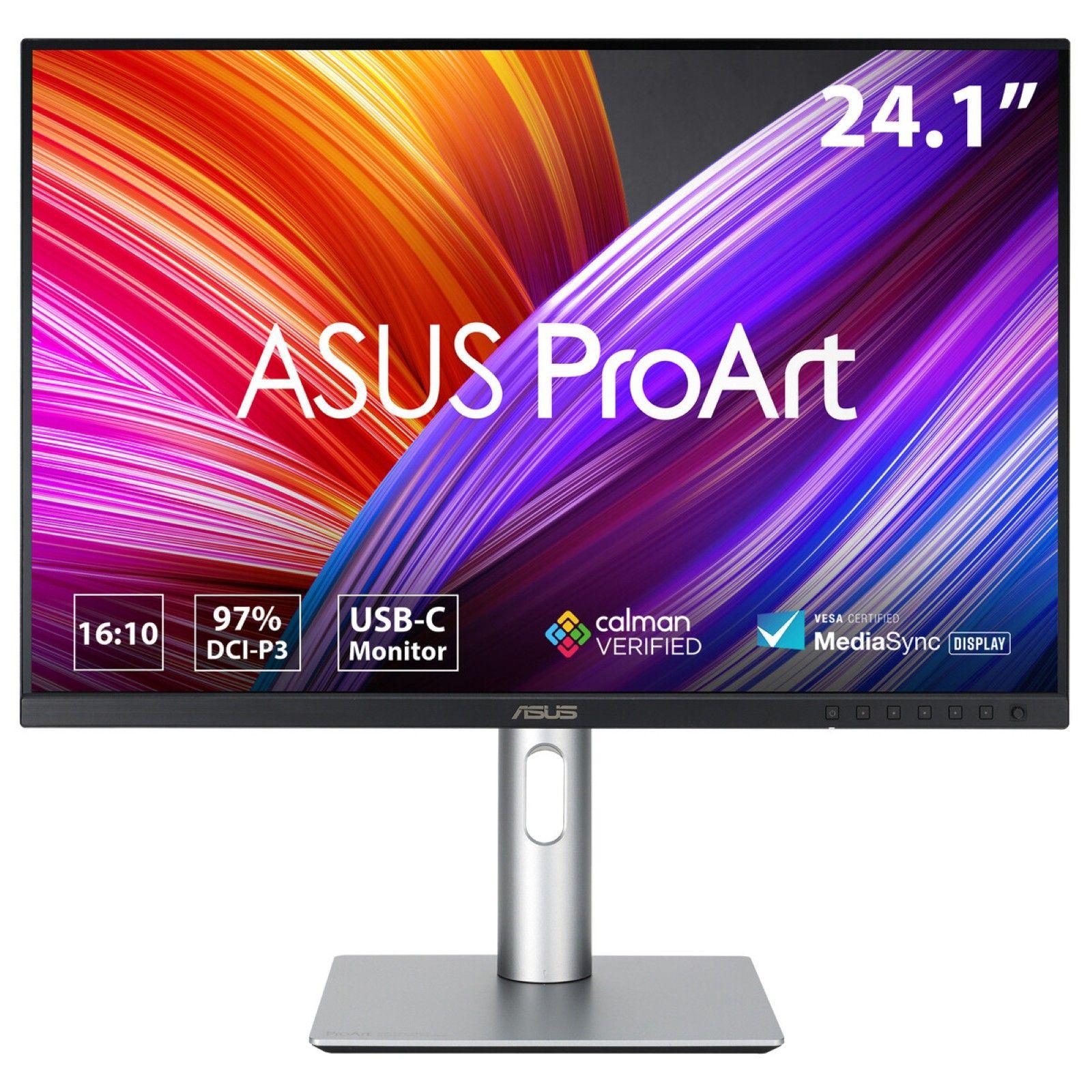 Monitor ASUS ProArt PA248CRV (24,1" - IPS - 75 Hz - Preto e Prateado)