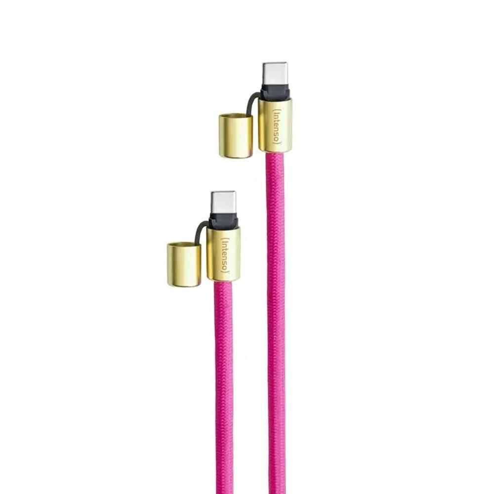 Cabo USB-C INTENSO 7991004 (1,65 m - USB-C - Rosa)