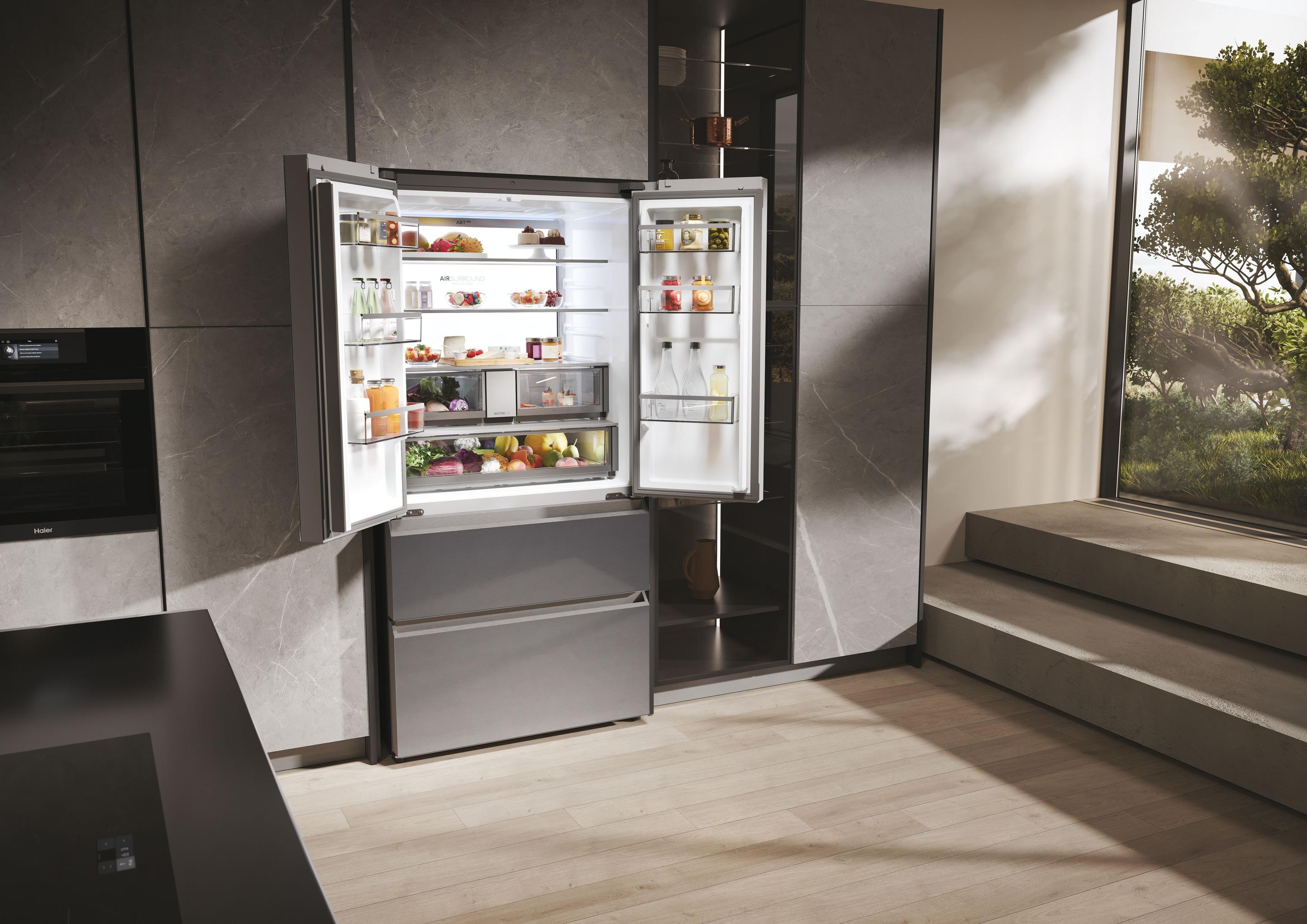 Frigorífico Americano Independente HAIER HFR79F19EFGK (703 L - hOn - 190x90,5x74,8 cm - Inox), miniatura 17