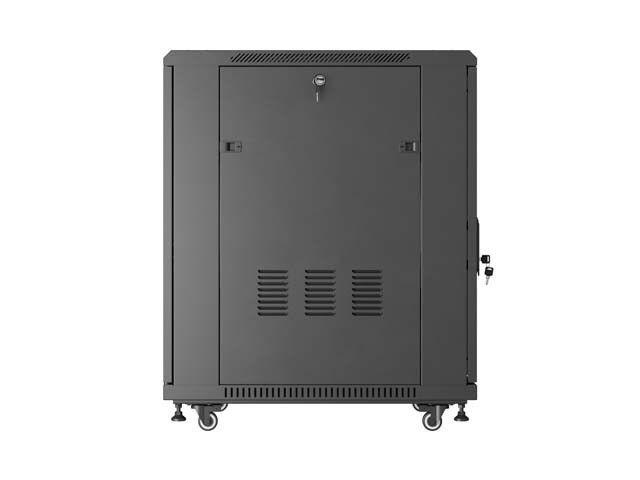 Armário Rack de Chão LANBERG FF01-6818-12B (19″ - 18U - 600 x 800 mm - Preto), miniatura 4